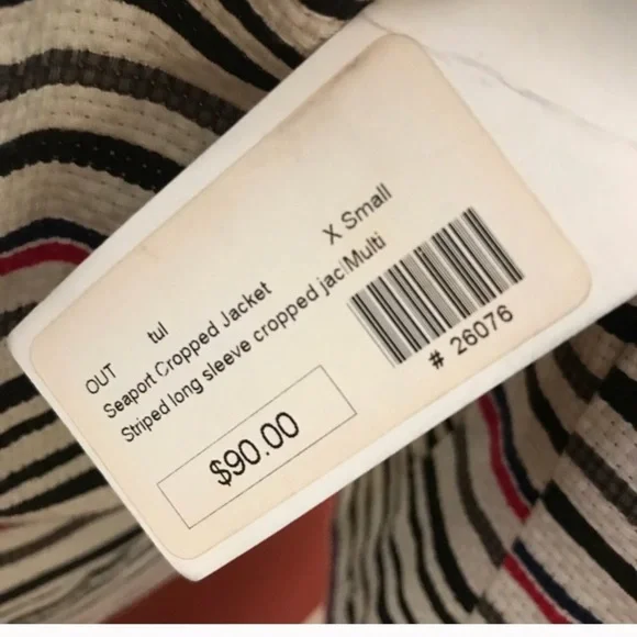 Vintage Tulle Jacket 15” p to p NWT $90 retail - Picture 6 of 8